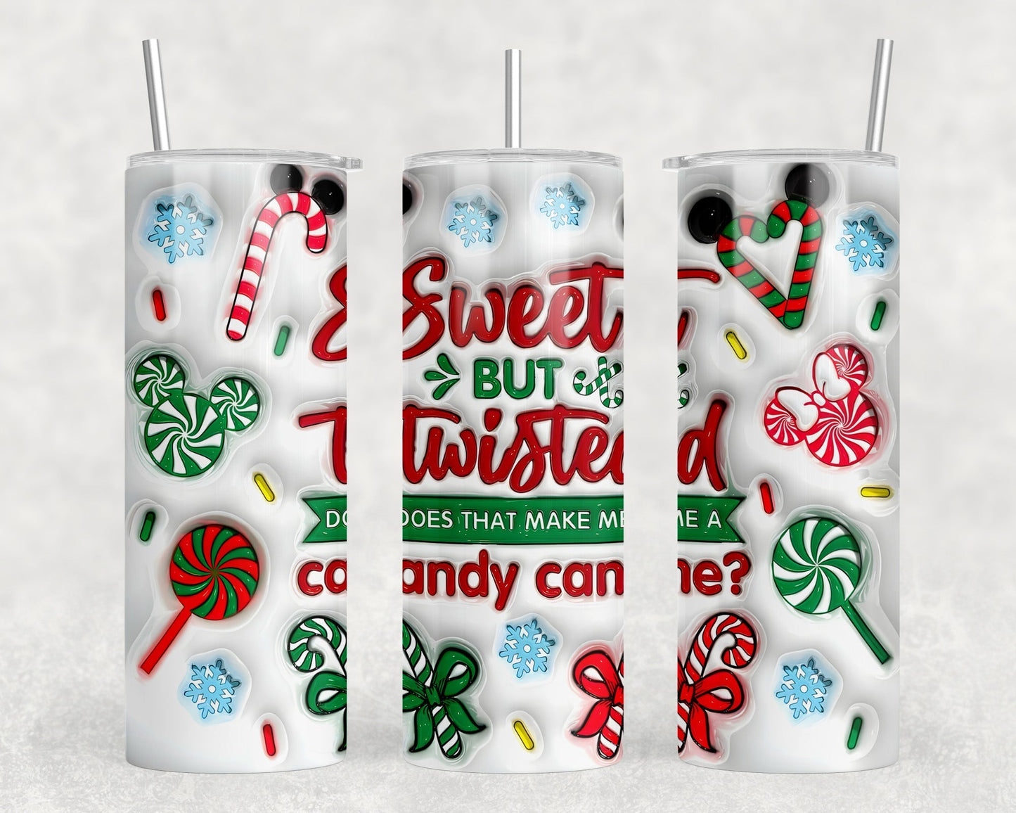 Sweet But Twisted - 20 oz Steel Skinny Tumbler - Optional Blue Tooth Speaker - Speaker Color will Vary by Rowdy Ridge Co