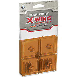 Star Wars X-Wing 1st Edition: Orange Bases and Pegs