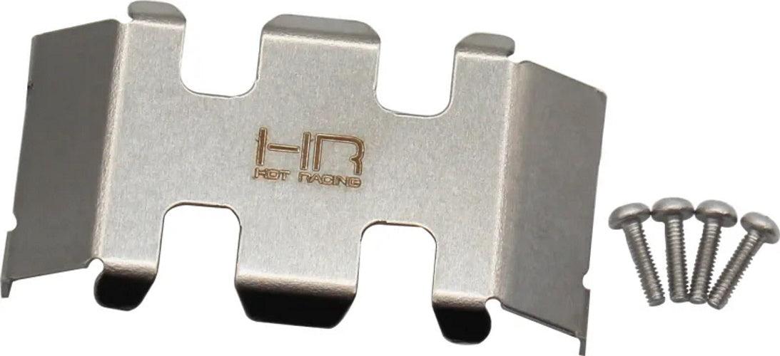 Hot Racing SXTF332C Stainless Steel Center Belly Skid Plate Axial SCX24