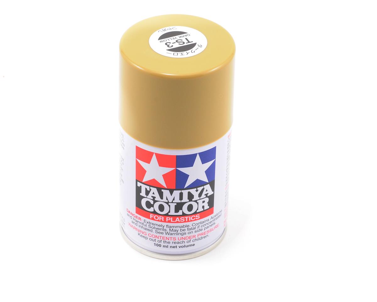 Tamiya 85003 TS-3 Dark Yellow Lacquer Spray Paint 100ml