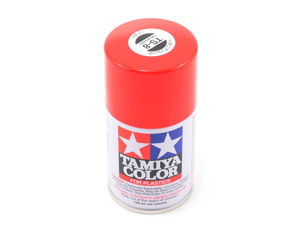 Tamiya 85008 TS-8 Italian Red Lacquer Spray Paint 100ml