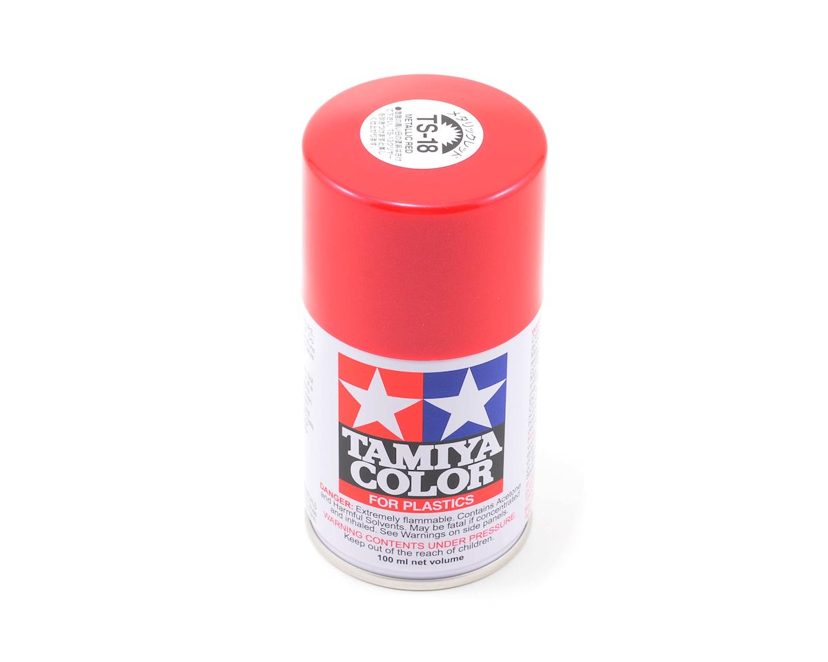 Tamiya 85018 TS-18 Metallic Red Lacquer Spray Paint 100ml