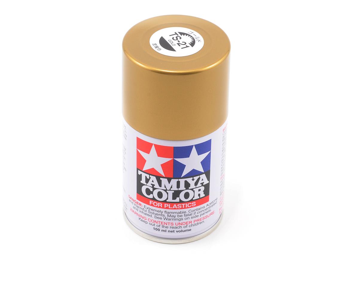 Tamiya 85021 TS-21 Gold Lacquer Spray Paint 100ml