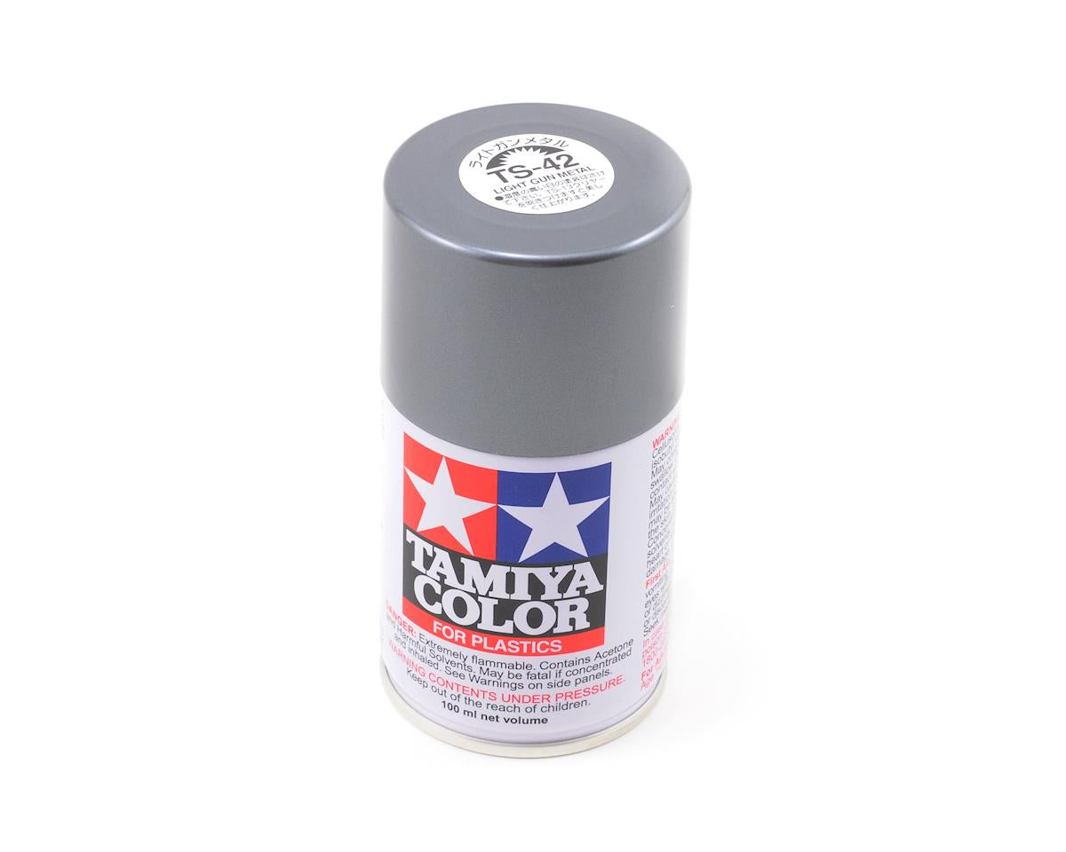Tamiya 85042 TS-42 Light Gun Metal Lacquer Spray Paint 100ml