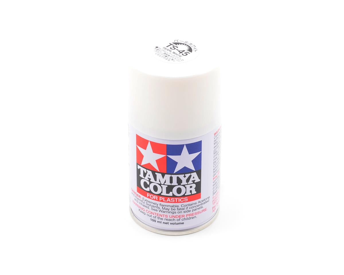 Tamiya 85045 TS-45 Pearl White Lacquer Spray Paint 100ml