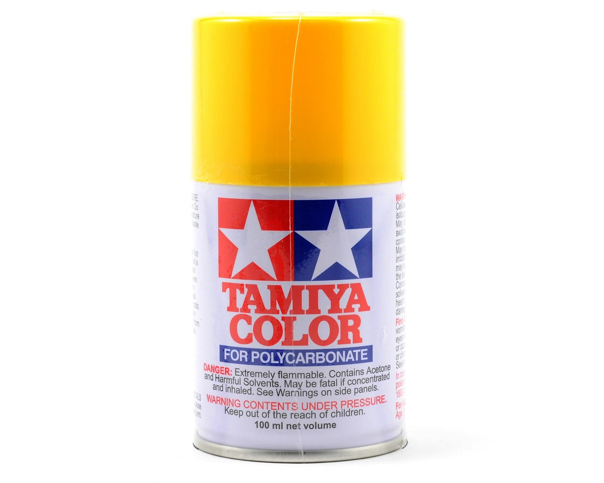 Tamiya 86006 PS-6 Yellow Polycarbonate Spray Paint 100ml