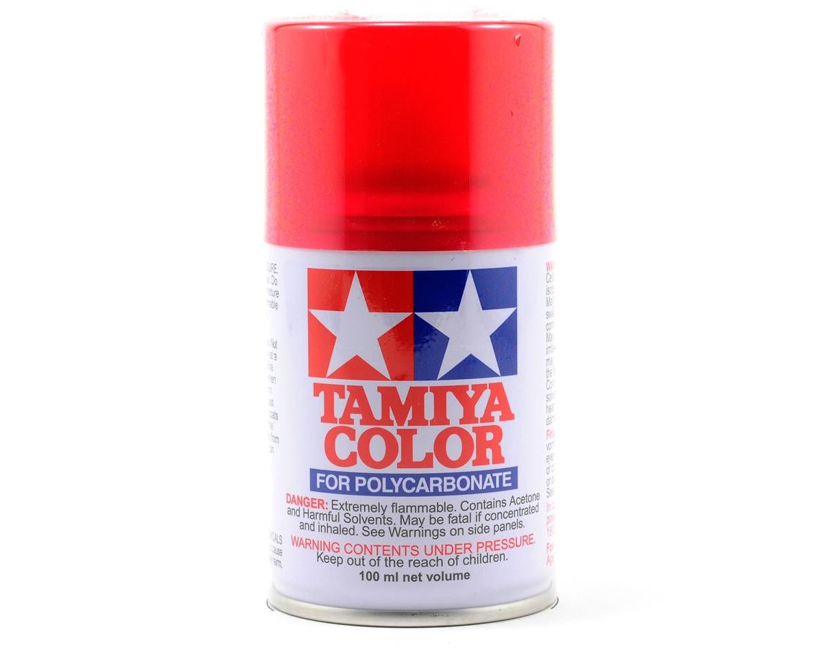 Tamiya 86037 PS-37 Translucent Red Polycarbonate Spray Paint 100ml