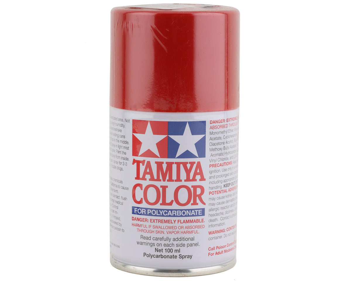 Tamiya 86060 PS-60 Mica Red Polycarbonate Spray Paint 100ml