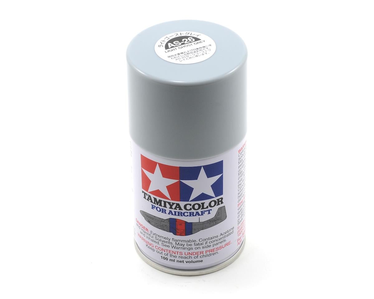 Tamiya 86526 AS-26 Light Ghost Gray Aircraft Spray Paint 100ml