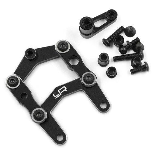 Yeah Racing TASW-007BK Aluminum Steering Set Black Tamiya SW-01