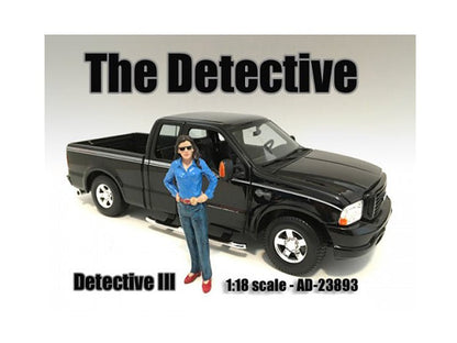 "The Detective #3" Figure For 1:18 Scale Models by American Diorama  free shipping USA