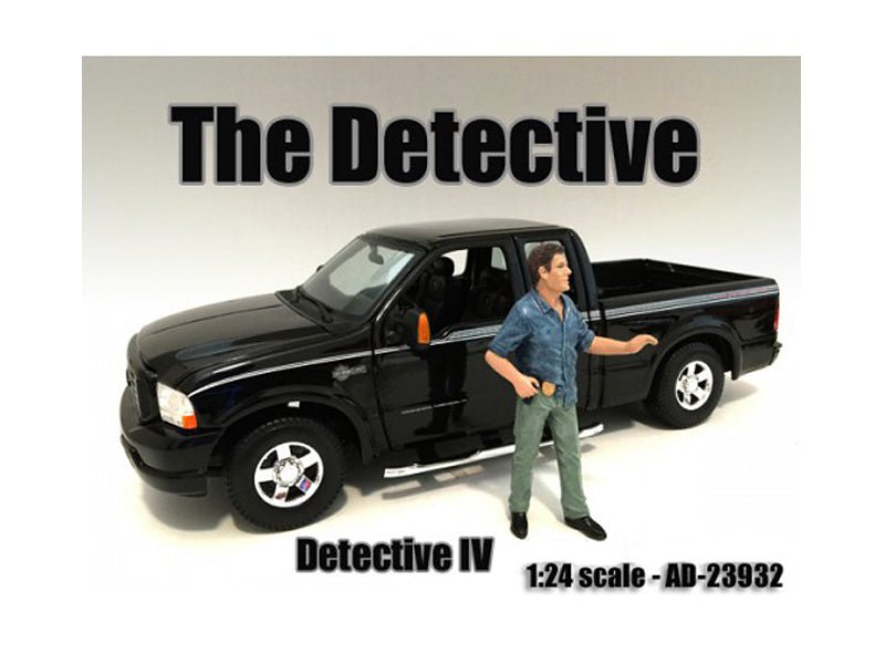 "The Detective #4" Figure For 1:24 Scale Models by American Diorama  free shipping USA