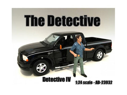 "The Detective #4" Figure For 1:24 Scale Models by American Diorama  free shipping USA