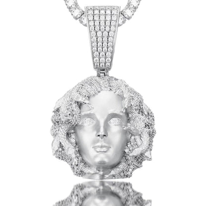 The Exorcism® - Diamond Medusa Head Pendant by Bling Proud | Urban Jewelry Online Store
