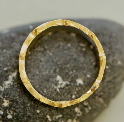 Garnet Birthstone Stacker Ring by The Urban Charm