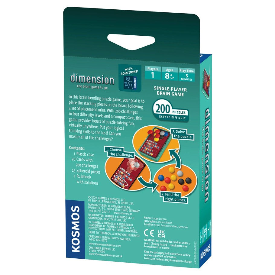 Dimension: The Brain Game To Go