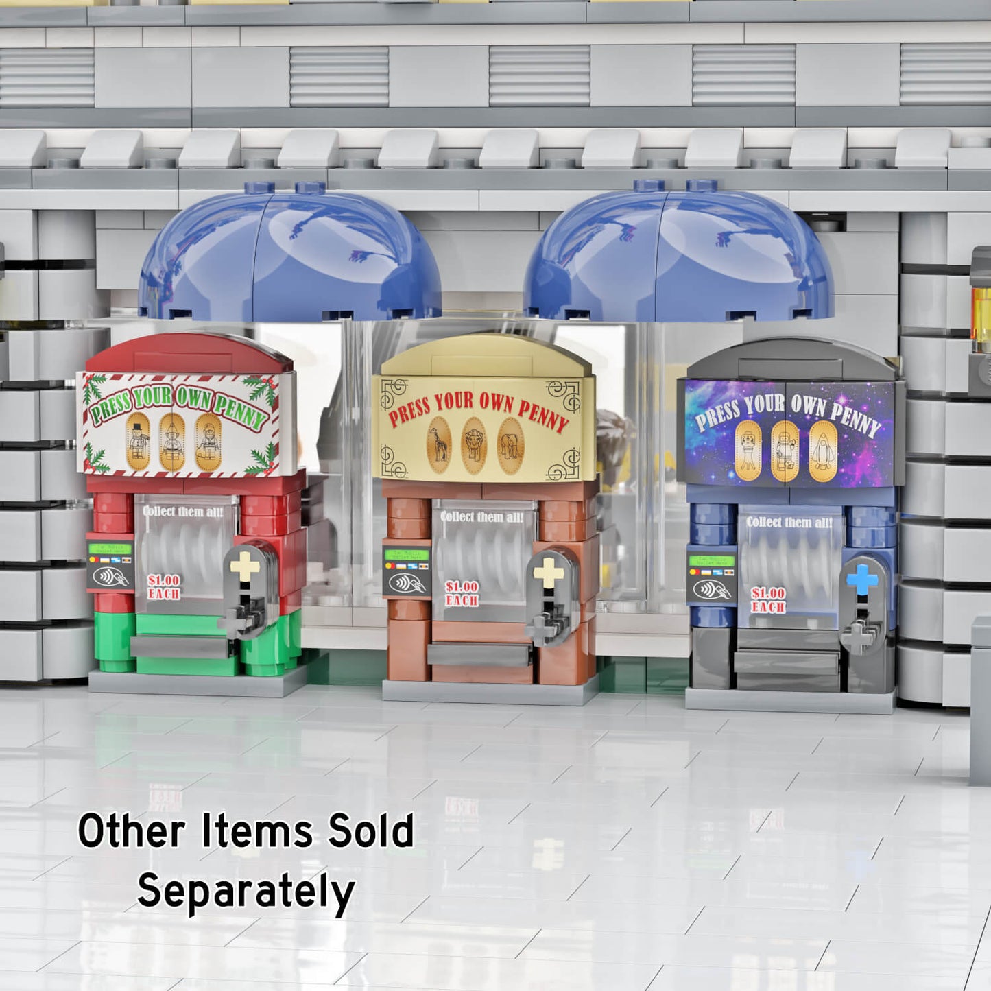 Penny Press - Space Themed - Custom Printed Set - Made Using LEGO® Parts