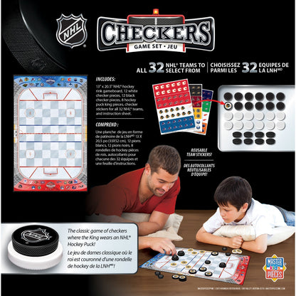 NHL - League Checkers Board Game by MasterPieces Puzzle Company INC