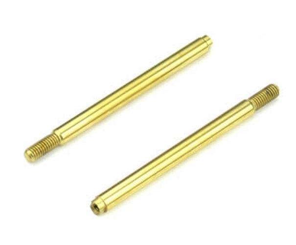 Tekno TKR6704T Shock Shafts (Rear, Steel, Titanium Coated, 2pcs) EB410