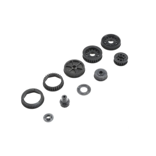 Team Losi TLR232046 22-4 2.0 Drive & Differential Pulley Set 22-4/2.0