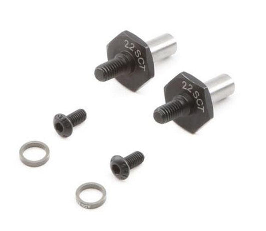 Team Losi Racing TLR232061 Front Axle Set, 12mm Hex 22SCT 3.0