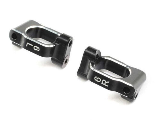 Team Losi Racing TLR234118 Caster Block Set 6 degree Aluminum 22X-4