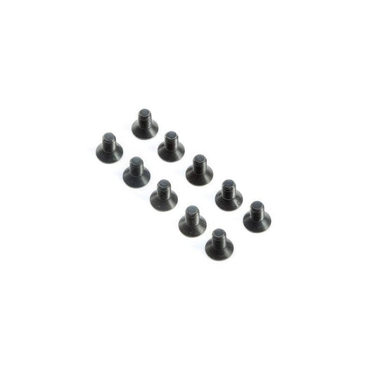 Team Losi Racing TLR245010 Flat Head Screws M4x8mm (10) 8ight-X 8ight XT / XTE