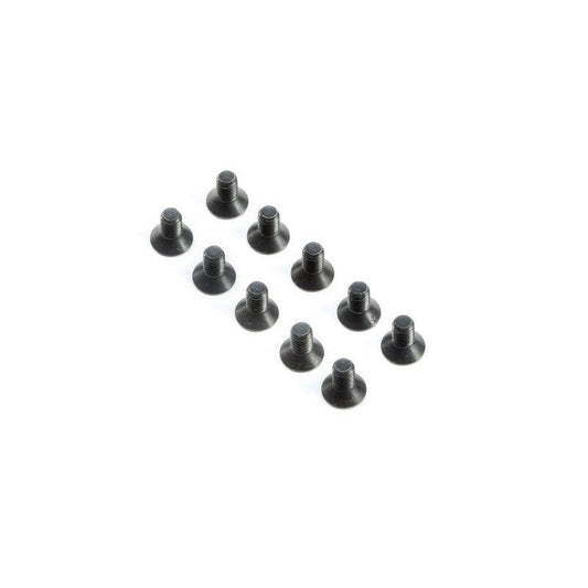 Team Losi Racing TLR245010 Flat Head Screws M4x8mm (10) 8ight-X 8ight XT / XTE