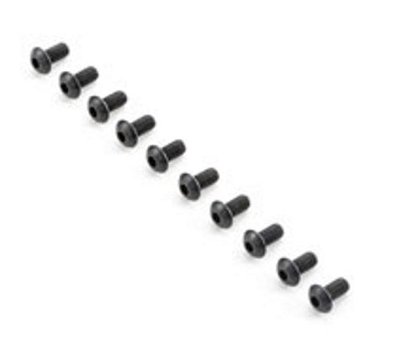 Team Losi Racing TLR255005 Button Head Screws M4x8mm (10) 5ive-B