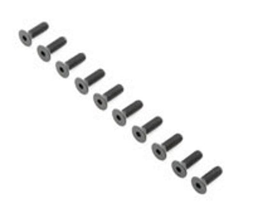 Team Losi Racing TLR255027 Flat Head Screws M5x16mm (10) 5ive-B