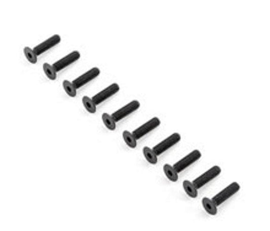 Team Losi Racing TLR255028 Flat Head Screws M5x20mm (10) 5ive-B
