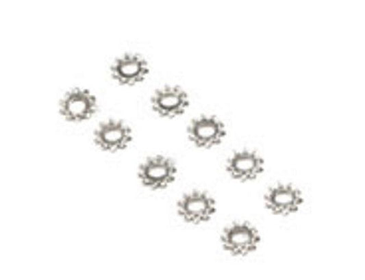 Team Losi Racing TLR256007 External Tooth Lock Washer M3 (10) 5ive-B
