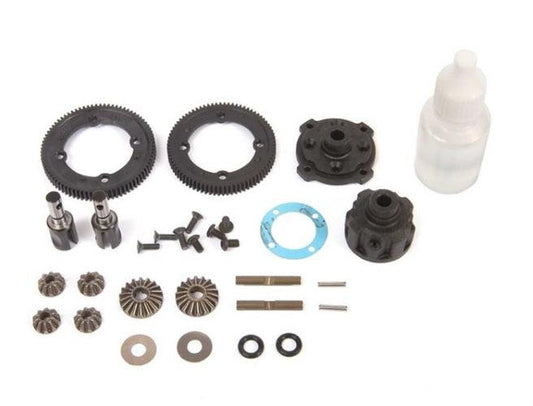 Team Losi Racing TLR332085 Center Diff / Differential Complete Metal 22X-4