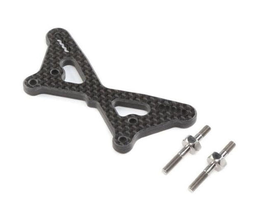 Team Losi Racing TLR334054 Carbon Front Tower w/ Standoffs 22 5.0