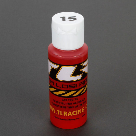 Team Losi Racing TLR74000 Silicone Shock Oil 15wt 2oz