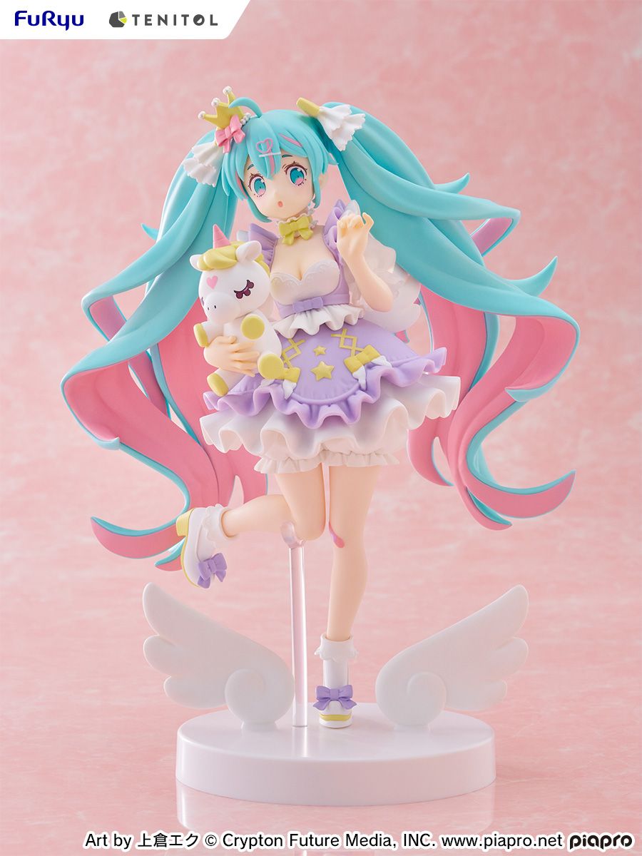 Hatsune Miku Yumekawa Princess Lavender Ver. Tenitol Figure