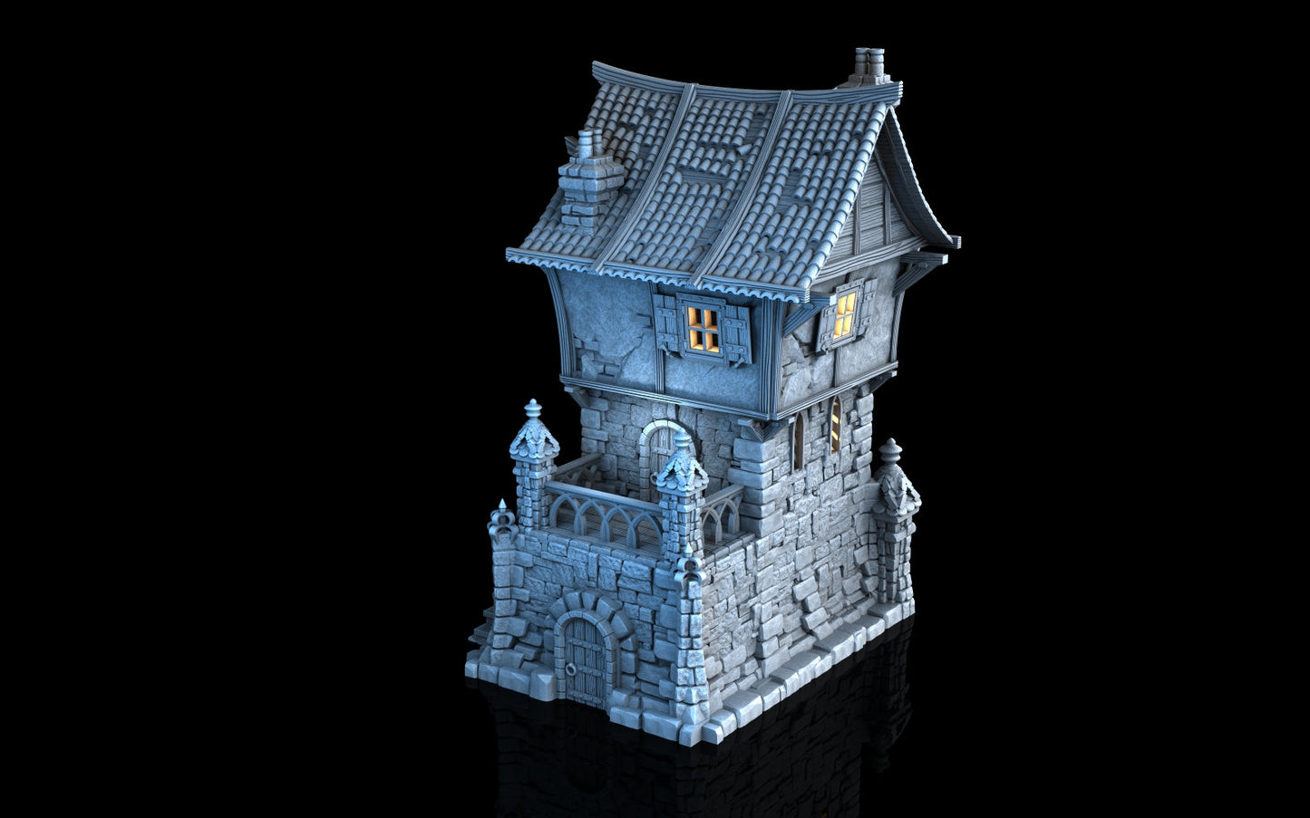 Adrian-3DP4U - Tombstone Residence - 28mm