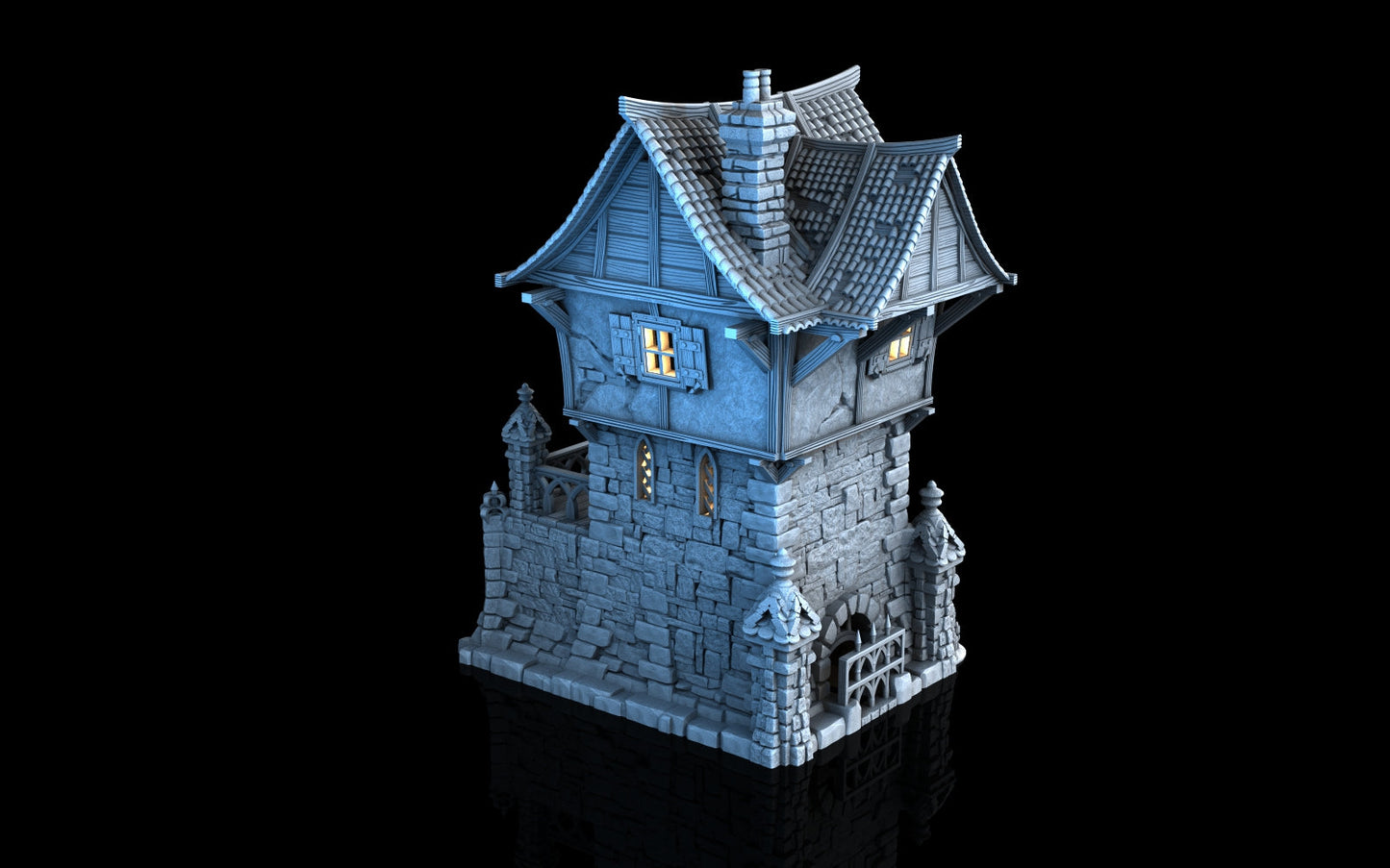 Adrian-3DP4U - Tombstone Residence - 28mm
