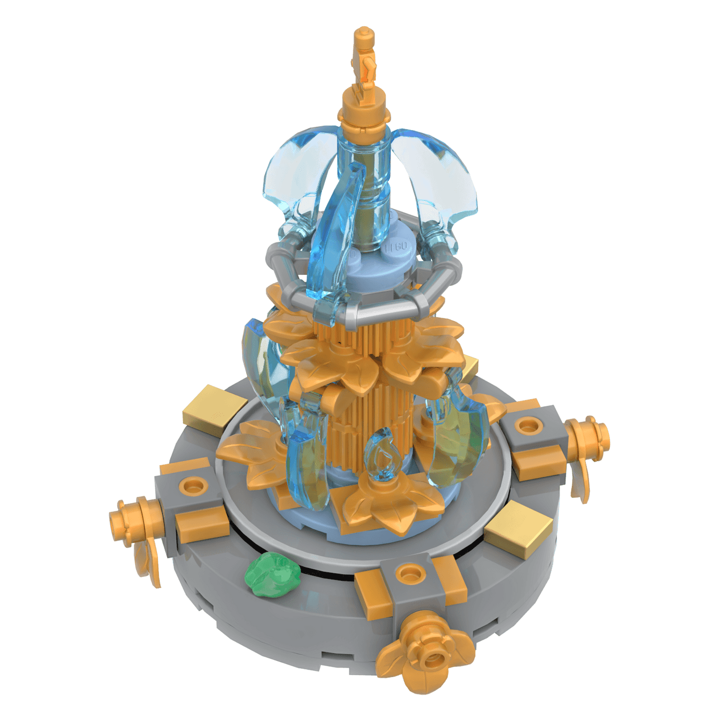 City Park Fountain Build Kit -Made Using LEGO® Parts