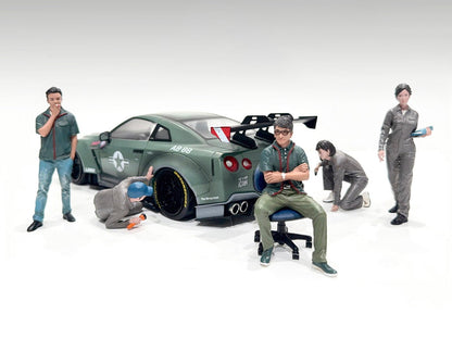 "Top Tuners" 5 piece Figure Set "Premium" Series for 1/18 Scale Models by American Diorama  free shipping USA