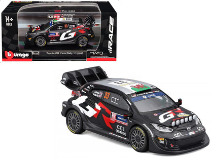 Toyota GR Yaris Rally1 Hybrid #33 Elfyn Evans - Scott Martin "Toyota Gazoo Racing WRT" "World Rally Championship" (2024) "Race" Series 1/43 Diecast Model Car by Bburago  free shipping USA