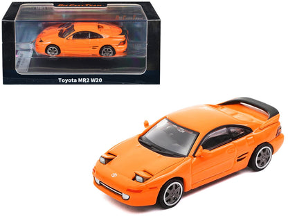 Toyota MR2 W20 RHD (Right Hand Drive) Orange 1/64 Diecast Model Car by Die Cast Team  free shipping USA