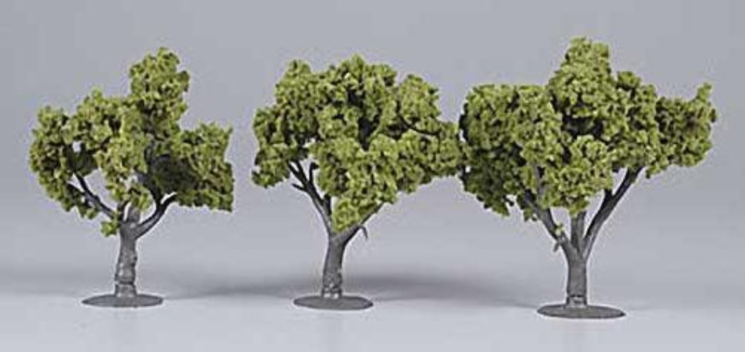Woodland Scenics TR1506 N/HO Assembled Tree Light Green 4" Train Scenery