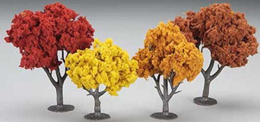 Woodland Scenics TR1577 N/HO Fall Deciduous Trees 3-5" (14) Train Scenery