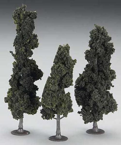 Woodland Scenics TR1581 N/HO Conifer Pine Trees 4-6" (24) Train Scenery