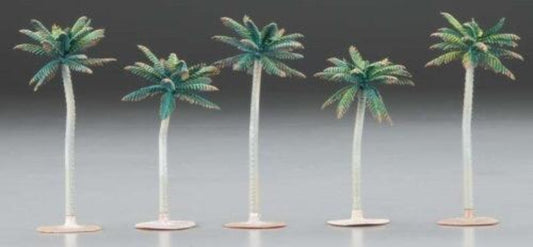 Woodland Scenics TR3597 N/HO Small Palm Tree 3"-3 3/4" (5) Train Scenery