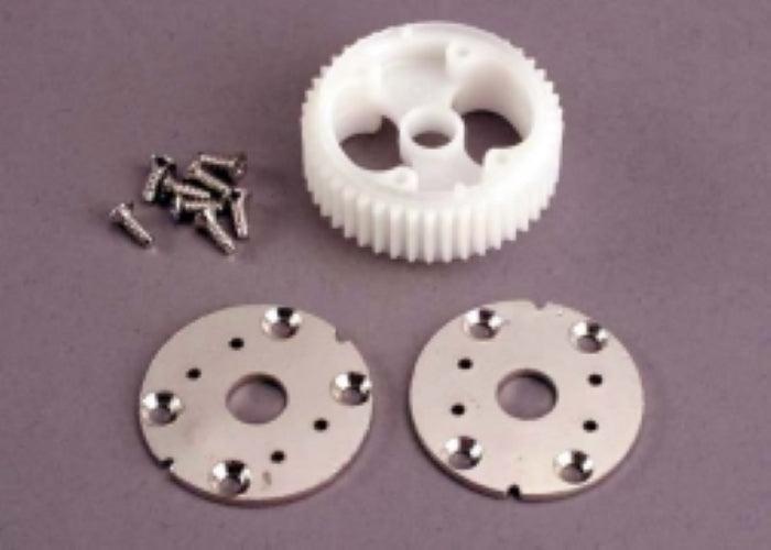 Traxxas 1881 Main Differential Gear (32-Pitch)/ Metal Side Plates (2)/Self-Tapping Screws (8)