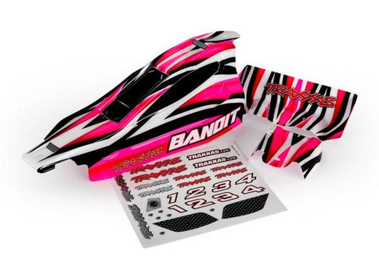 Traxxas 2433 Body Bandit pink (painted, decals applied)