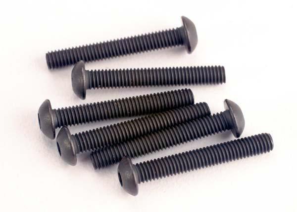 Traxxas 2580 3X20mm Button Head Screws (6) Desert Racer