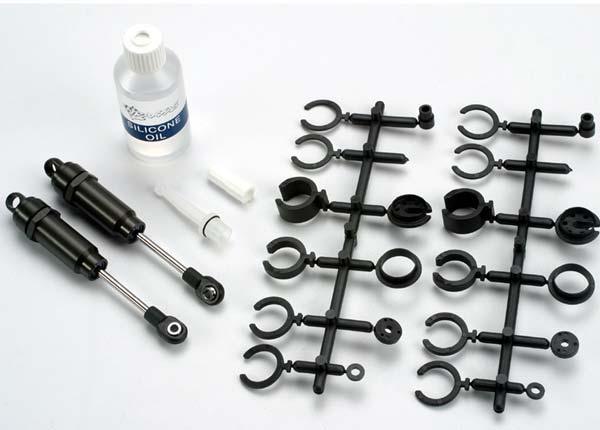 Traxxas 2660 Hard Anodized Teflon Coated Big Bore Front Shock Set Long (2) 4-Tec